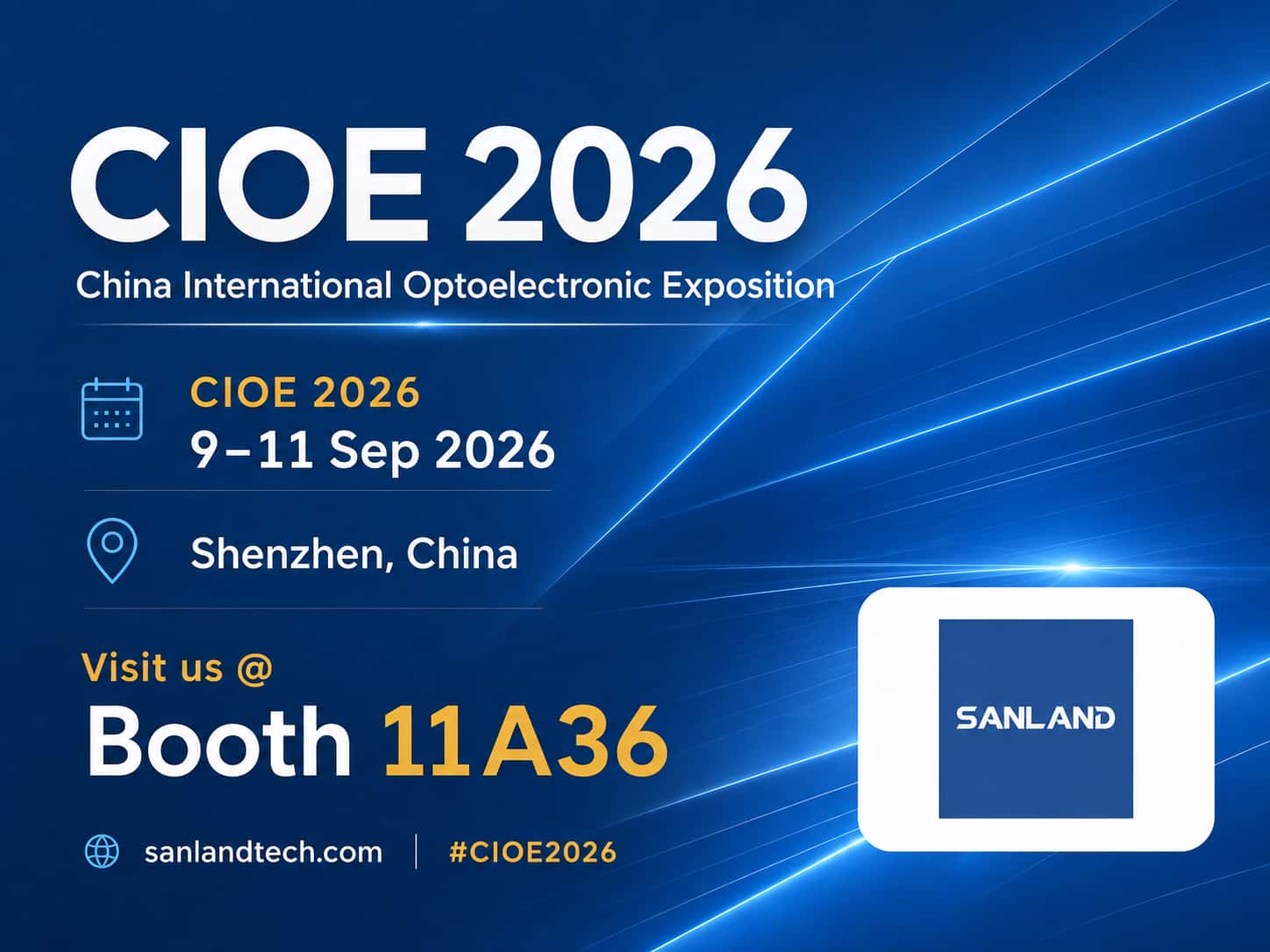 サンランド社、CIOE 2026で新たな光およびRFソリューションを展示